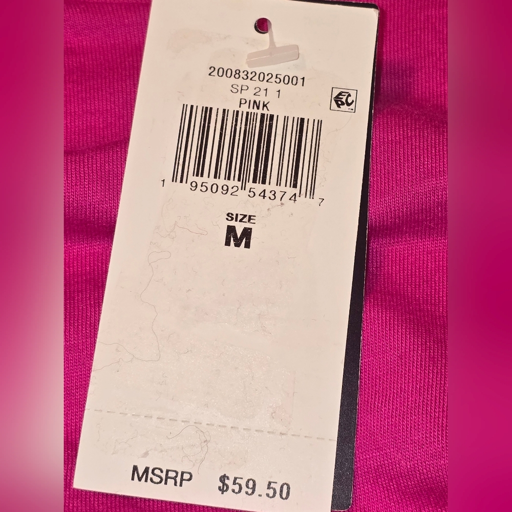 Lauren Ralph Lauren NWT Hot Pink Top Women's Size Medium - Picture 7 of 11